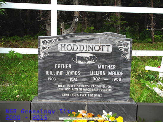 Wm James & Lillian Maud Hoddinott