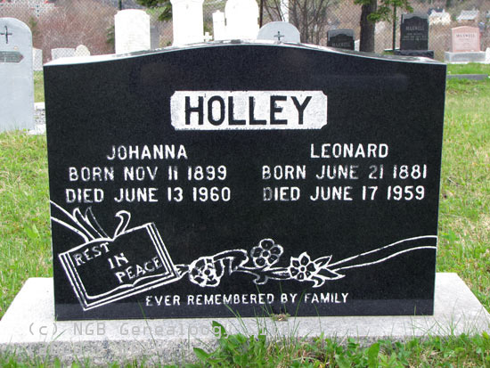 Johanna and Leonard Holley