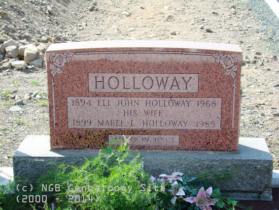Eli John and Mabel L. Holloway