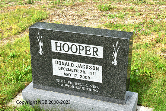 Donald Jackson Hooper