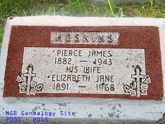 Pierce James & Elizabeth Jane Hoskins
