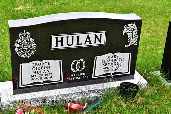 George Gideon Hulan & Mary Elizabeh Seymour Hulan
