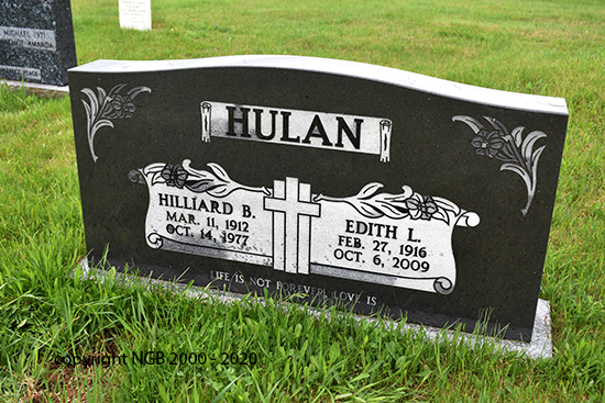 Hilliard B. & Edith L. Hulan