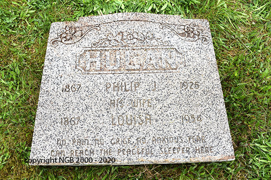 Philip J. & Louisa Hulan