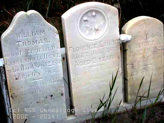 William, Florence, and Little Lewis HUNT