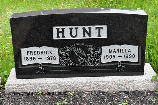 Frederick & Marilla Hunt