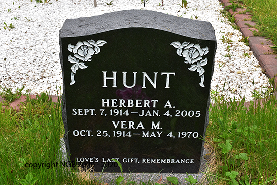 Herbert A. & Vera M. Hunt