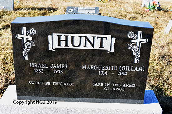 Israel James & Marguerite Hunt
