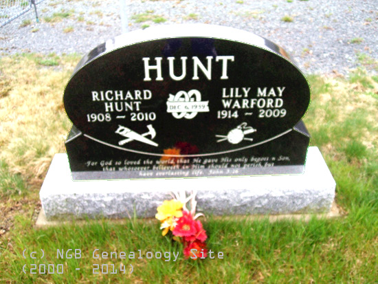 Richard & Lily May Warford Hunt