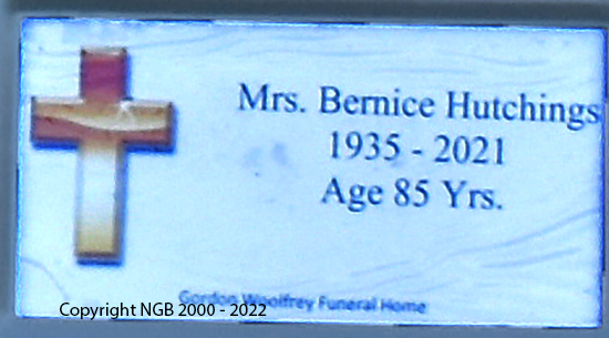 Bernice Mildred Hutchings