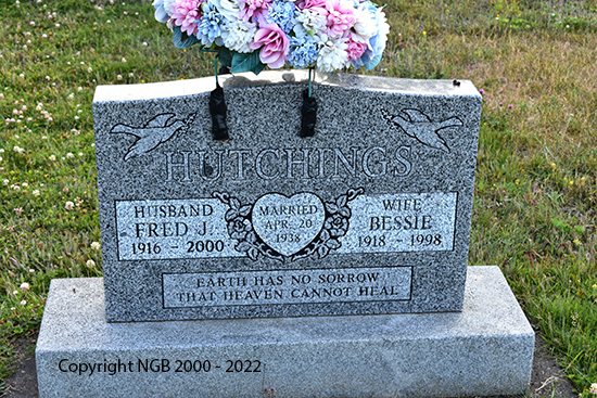 Fred J. & Bessie Hutchings
