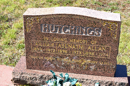 William, asenath & Allan Hutchings