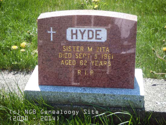 Sr. M. Zita Hyde