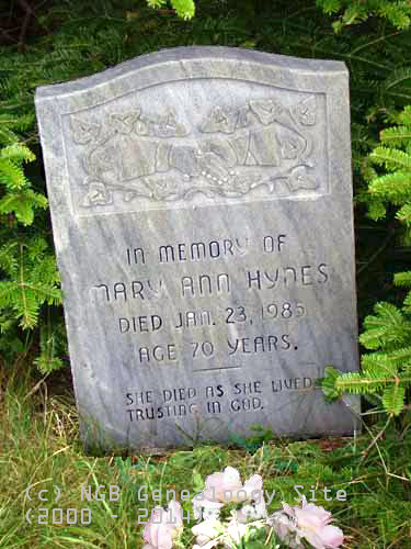 Mary Ann HYNES