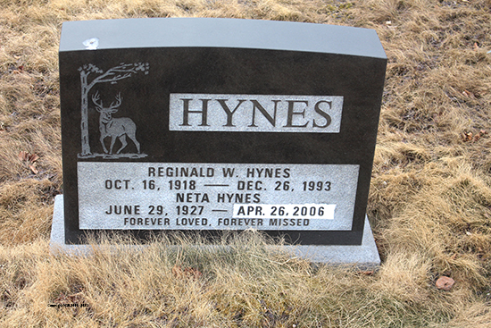 Reginald W, & Neta Hynes