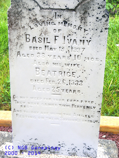 Basil F. & Beatrice Ivany