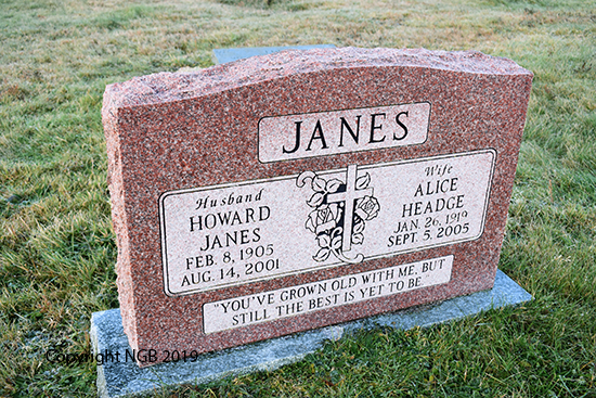 Howard & Alice Headge Janes