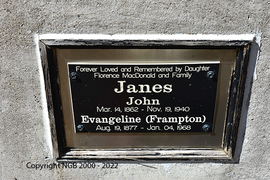 John Janes & Evangeline Janes