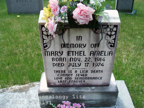 Mary Ethel Ameloia Janes