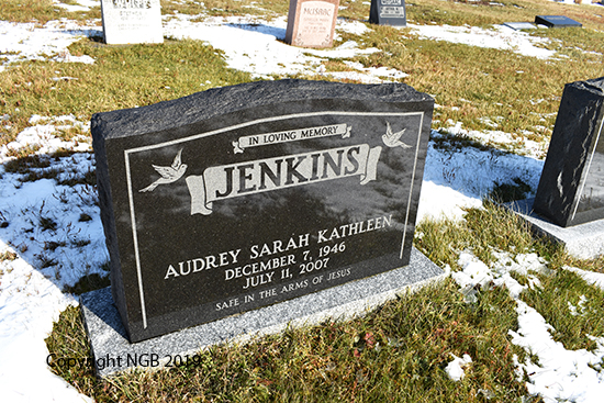 Audrey Sarah Kathleen Jenkins