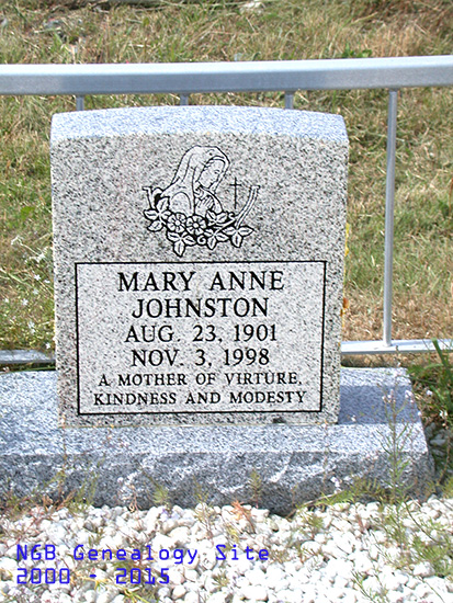 Mary Anne Johnston
