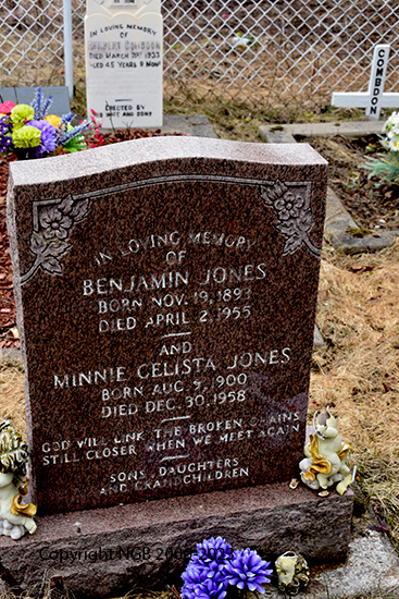 BVenjamin & Minnie Celista Jones