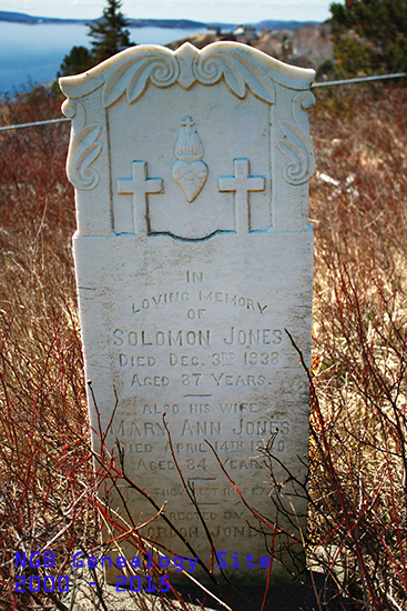 Solomon & Mary Ann Jones