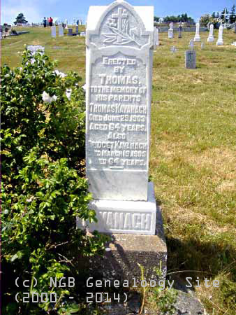Thomas and Bridget 
	  KAVANAGH 