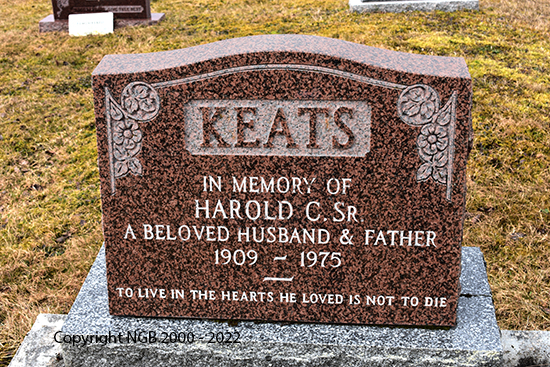 Harold C Keats Sr.