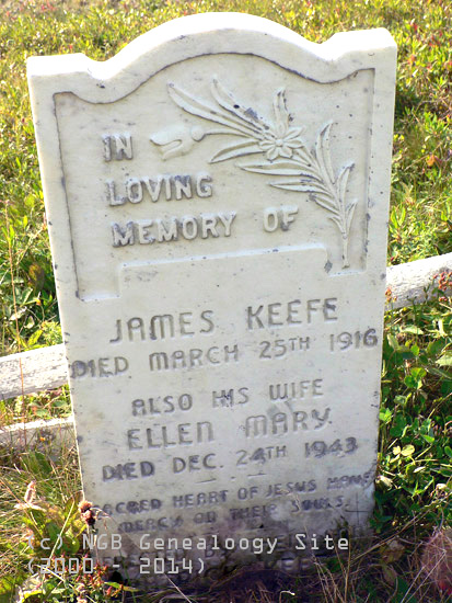 James and Ellen Mary Keefe