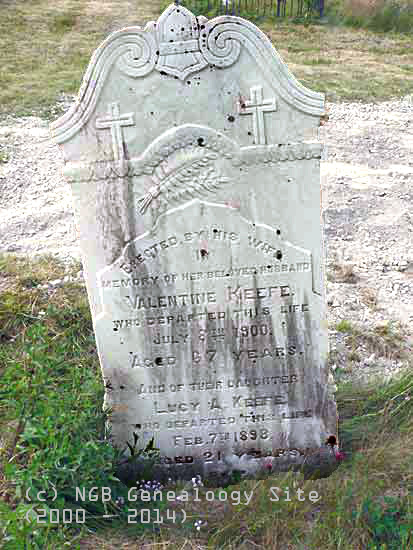 Valentine and Lucy A. Keefe