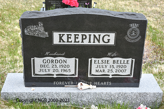 Gordon & Elsie Belle Keeping