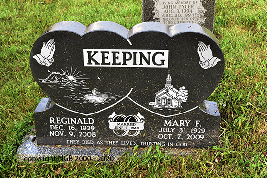 REginald & Mary F. Keeping