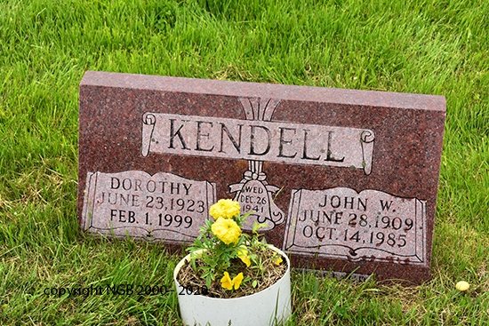 Johnm W. & Dorothy Kendell