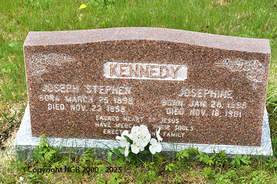 John Joseph & Josephine Kennedy