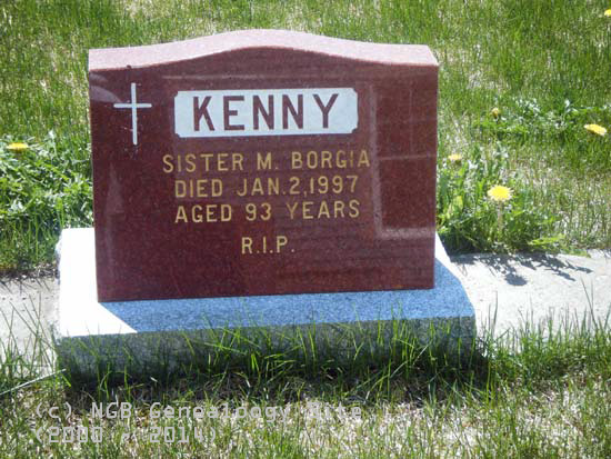 Sr. M. Borgia Kenny