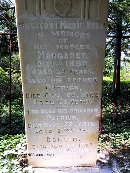 Magaret, Patrick, Patrick & Donald Kieley