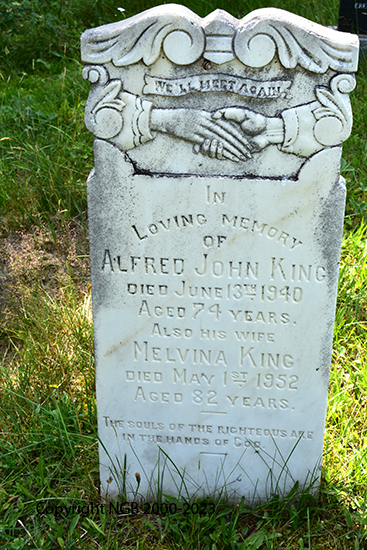 Alfred John & Melvina King