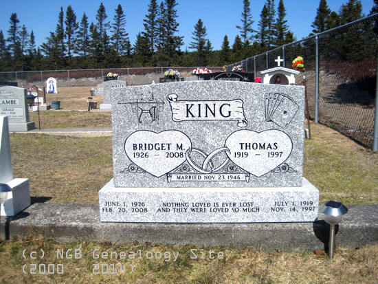 Thomas & Bridget King