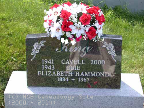 Cavell & Obie KING, Elizabeth HAMMOND