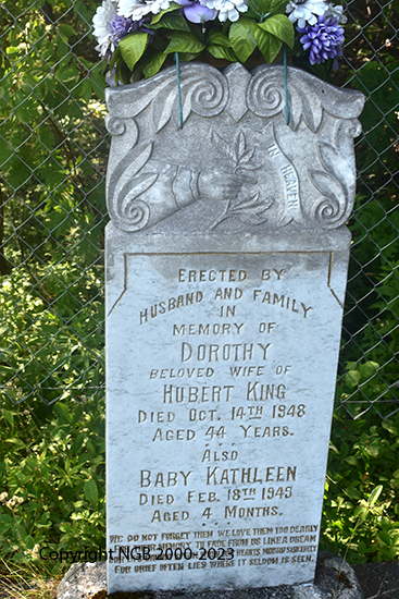 Dorothy & Baby Kathleen KIng