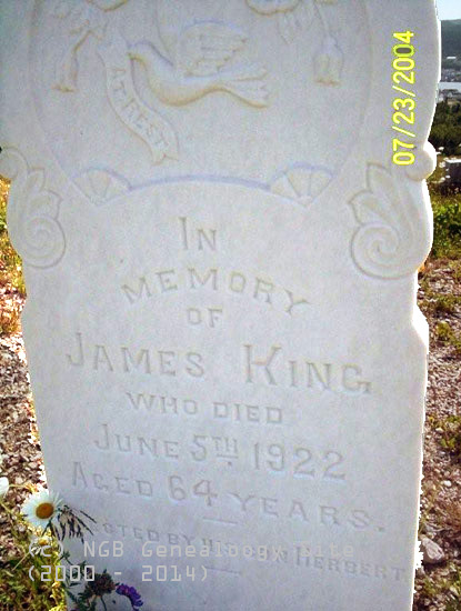JAMES KING