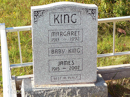Margaret, Baby & James King