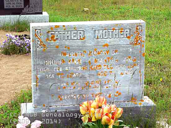 Philip and Martha King