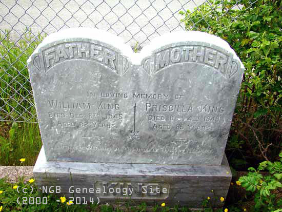 Wm & Priscilla King
