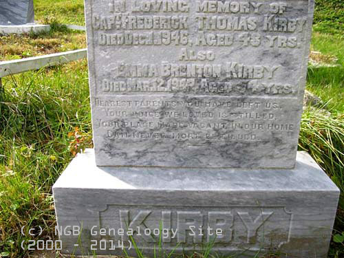 Frederick Thomas & Emma Brenton Kirby