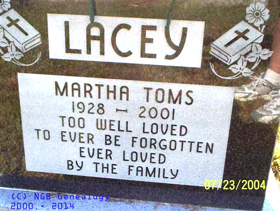 MARTHA LACEY