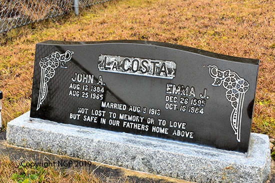 John A. & Emma J. LaCosta