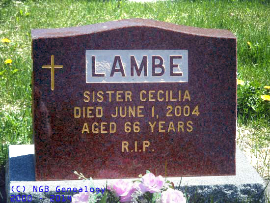 Sr. M. Cecilia Lambe