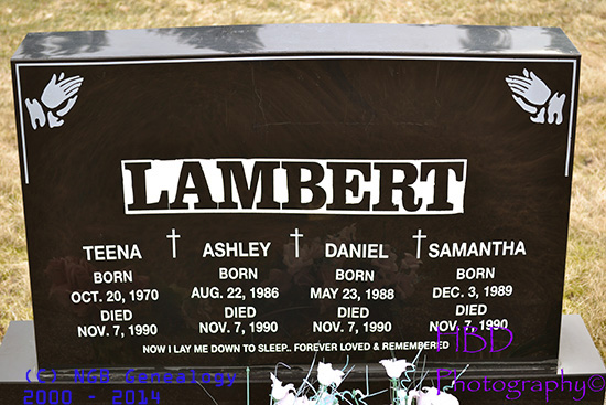 Teene, Ashley, Daniel and Samatha Lambert
